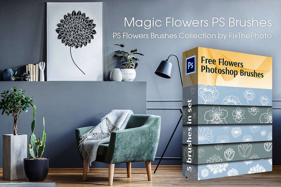 xara photo graphic designer vs photoshop freebies magic flowers brushes